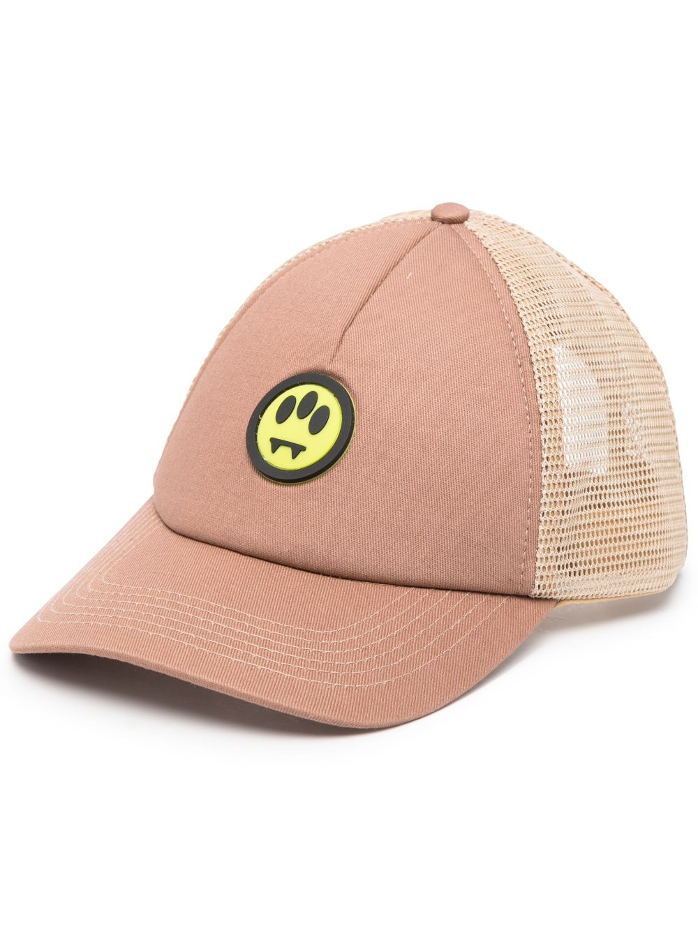 Barrow Logo-patch Trucker Hat In Braun