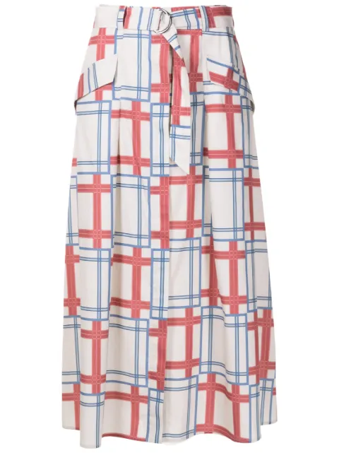 Alcaçuz Globe A-line skirt