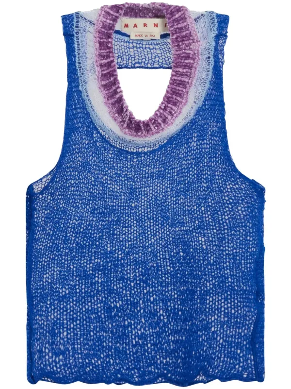 Marni cut-out Detail Knitted Top - Farfetch