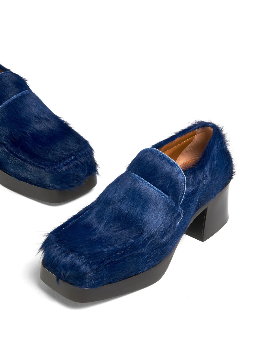 marni square toe loafers