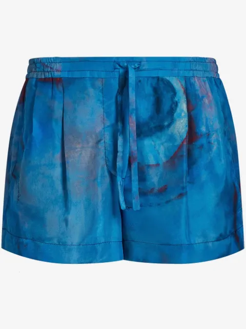 Marni shorts con cordones en la pretina