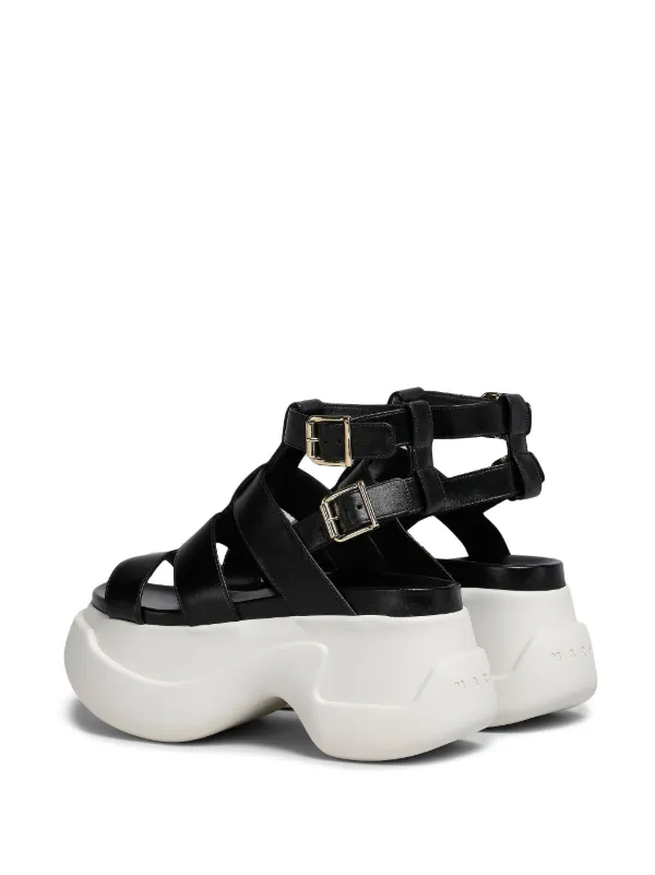 Marni open toe Platform Sandals Farfetch