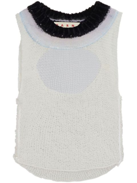 Marni open-knit tank top