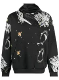 Vivienne Westwood planets-print pullover sweatshirt - Black