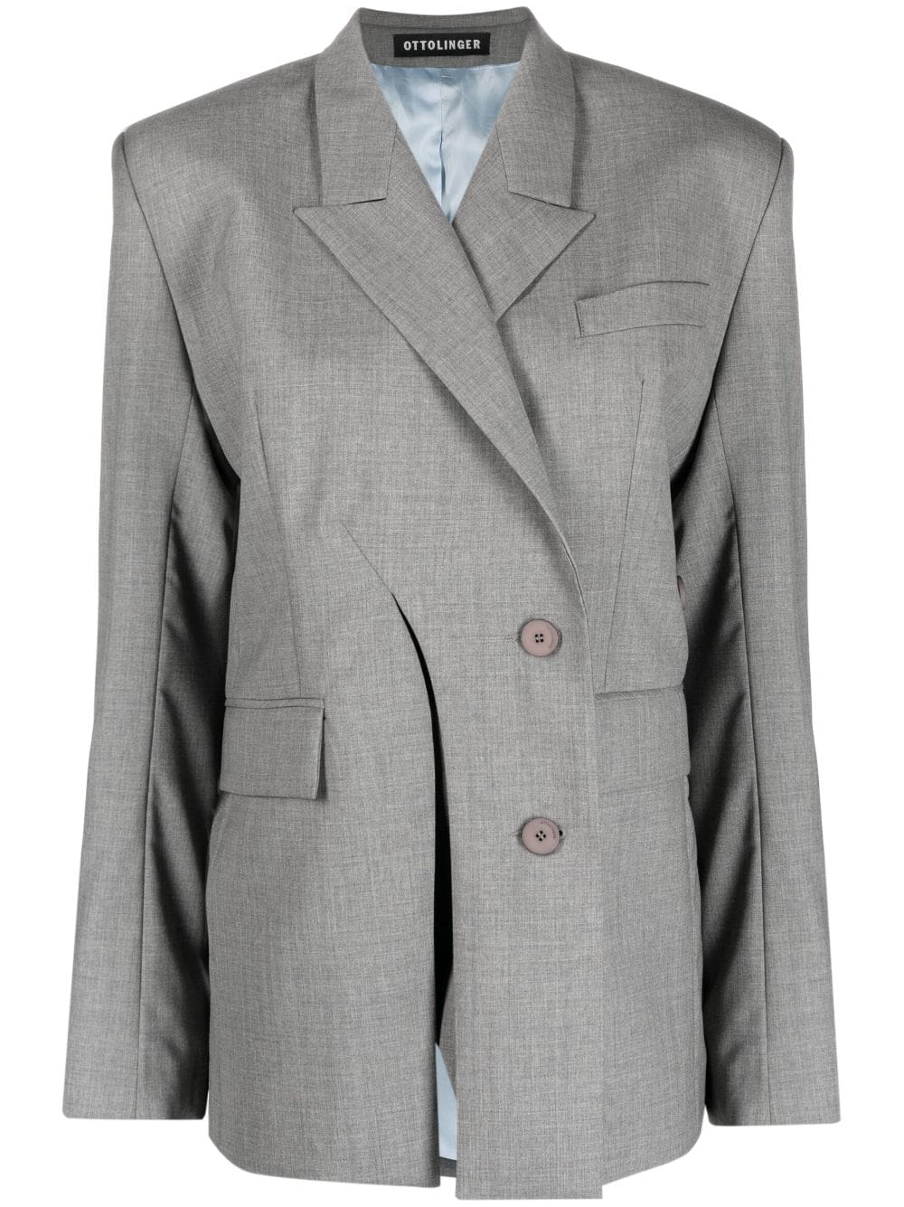 OTTOLINGER SINGLE-BREASTED BUTTON-FASTENING BLAZER