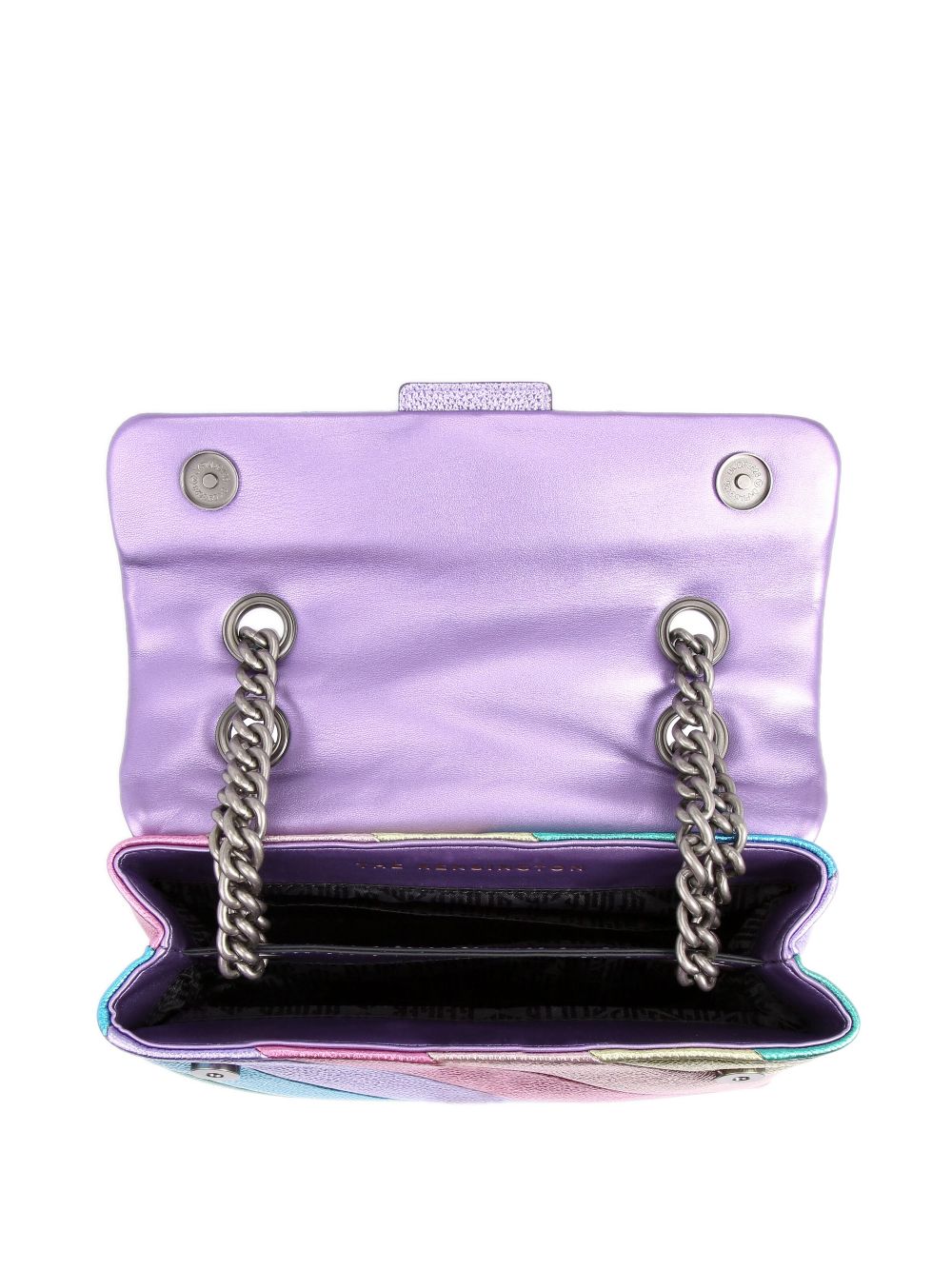 Kurt Geiger Metallic Striped Kensington Bag In Multicolour | ModeSens