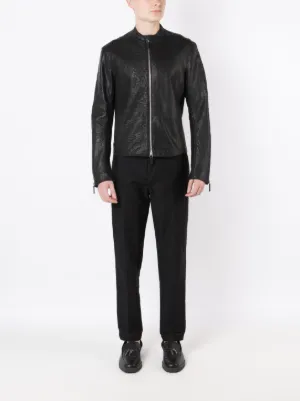Emporio Armani レザージャケット メンズ通販 - FARFETCH