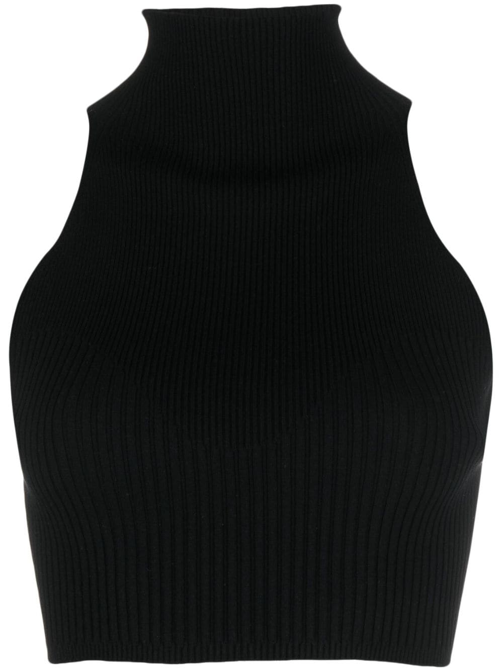 Image 1 of AERON Zero ribbed-knit crop top