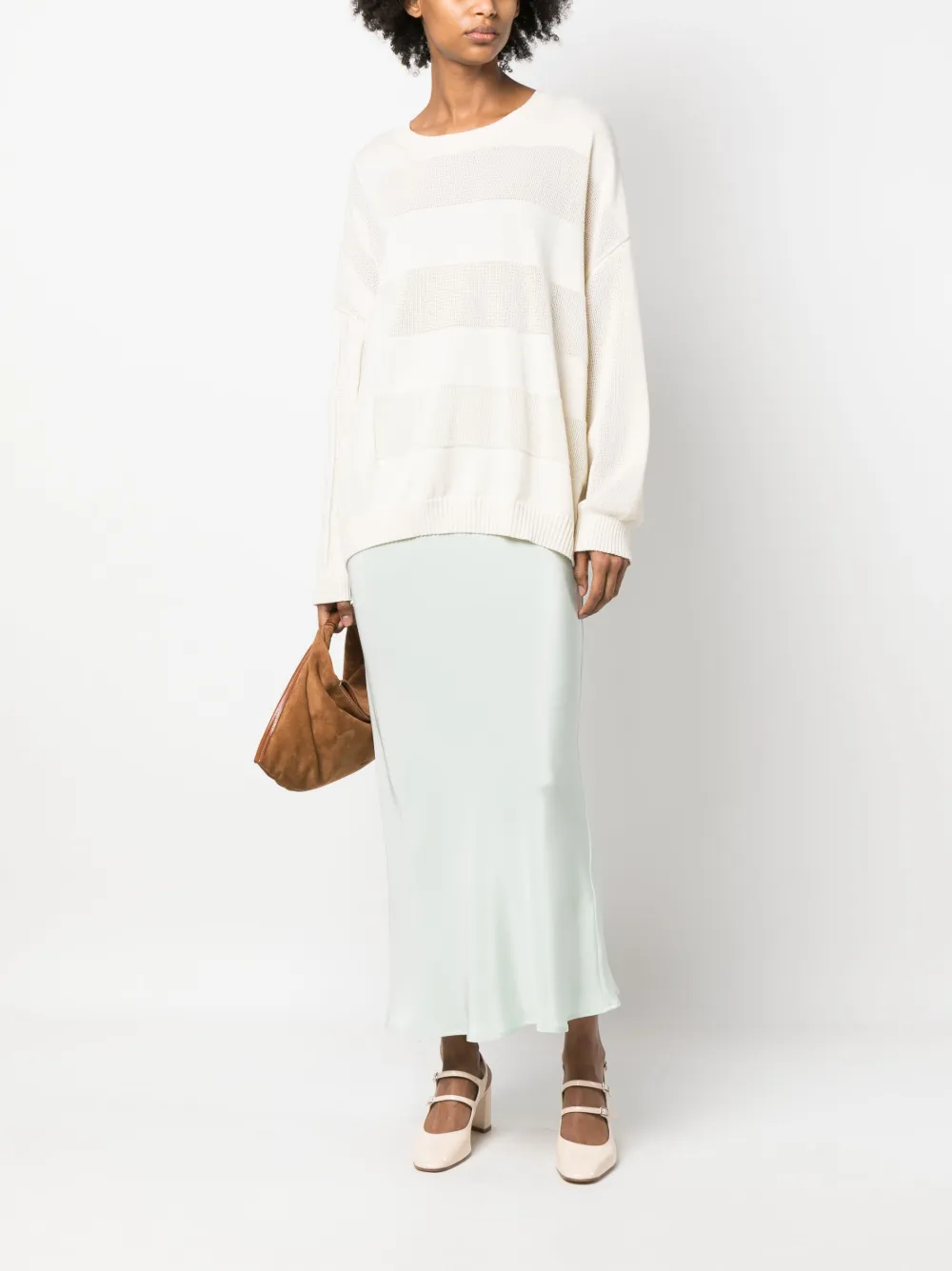 Shop Aeron Gilda Knitted Jumper In Neutrals