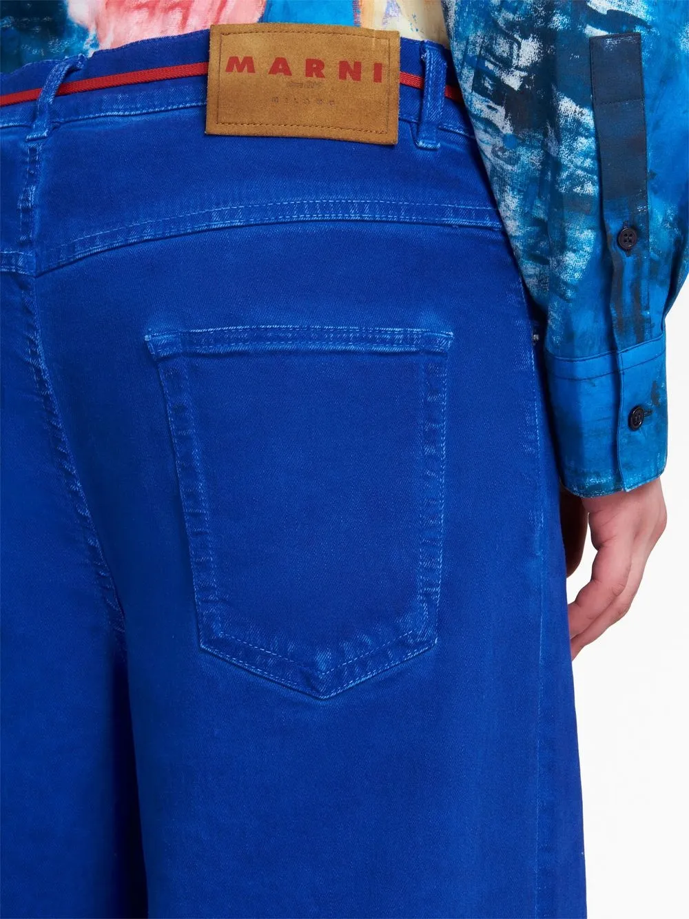 Marni Hose Mit Geradem Bein In Blue