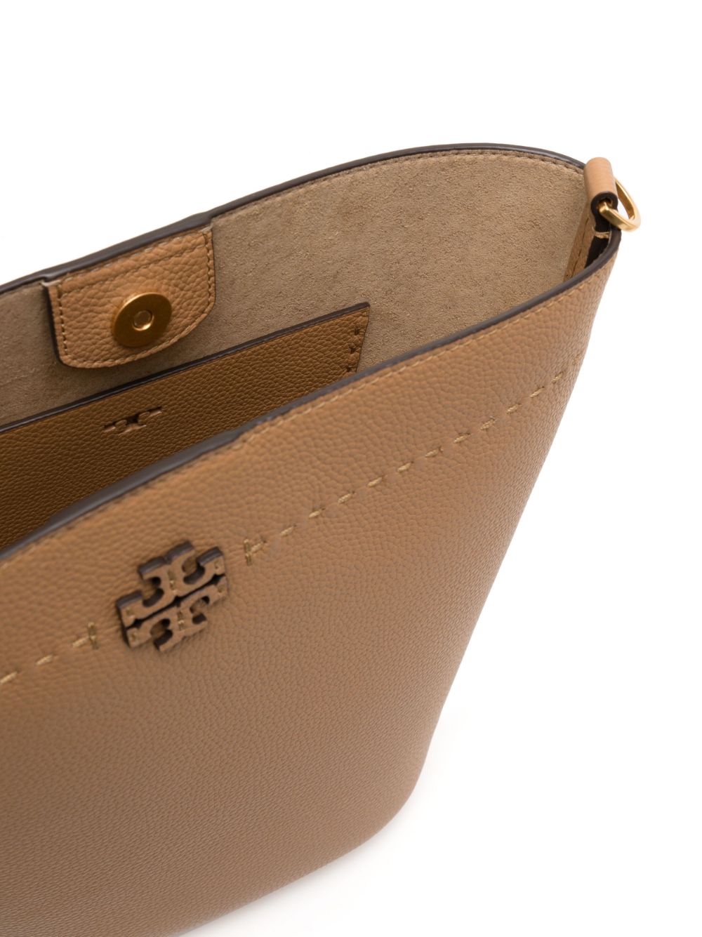 Tory Burch McGraw embossed-logo Bucket Bag - Farfetch