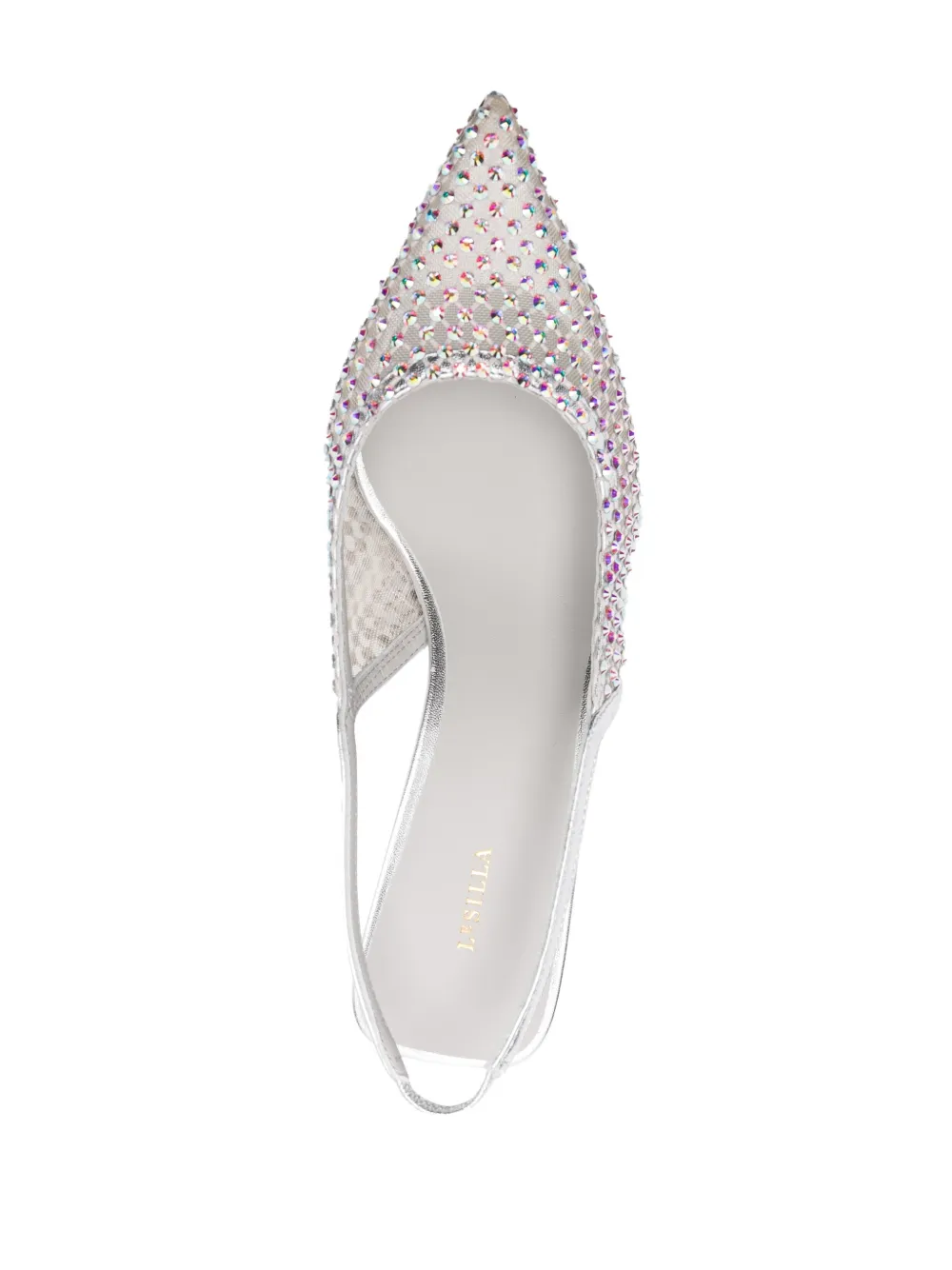 Affordable Le Silla 70mm embellished slingback pumps Women