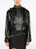 Rabanne Eyelet biker jacket - Black