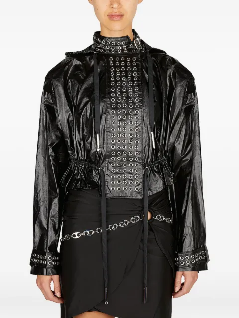 Rabanne Eyelet biker jacket