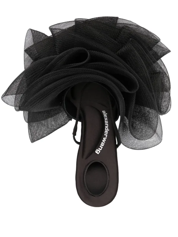 AW Pool Slide in BLACK | alexanderwang®
