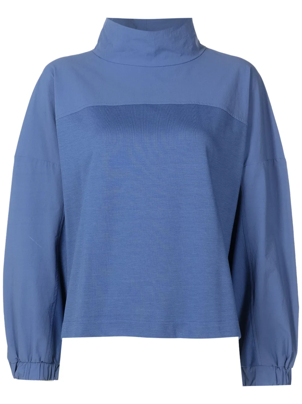Alcaçuz High-neck Top In Blue