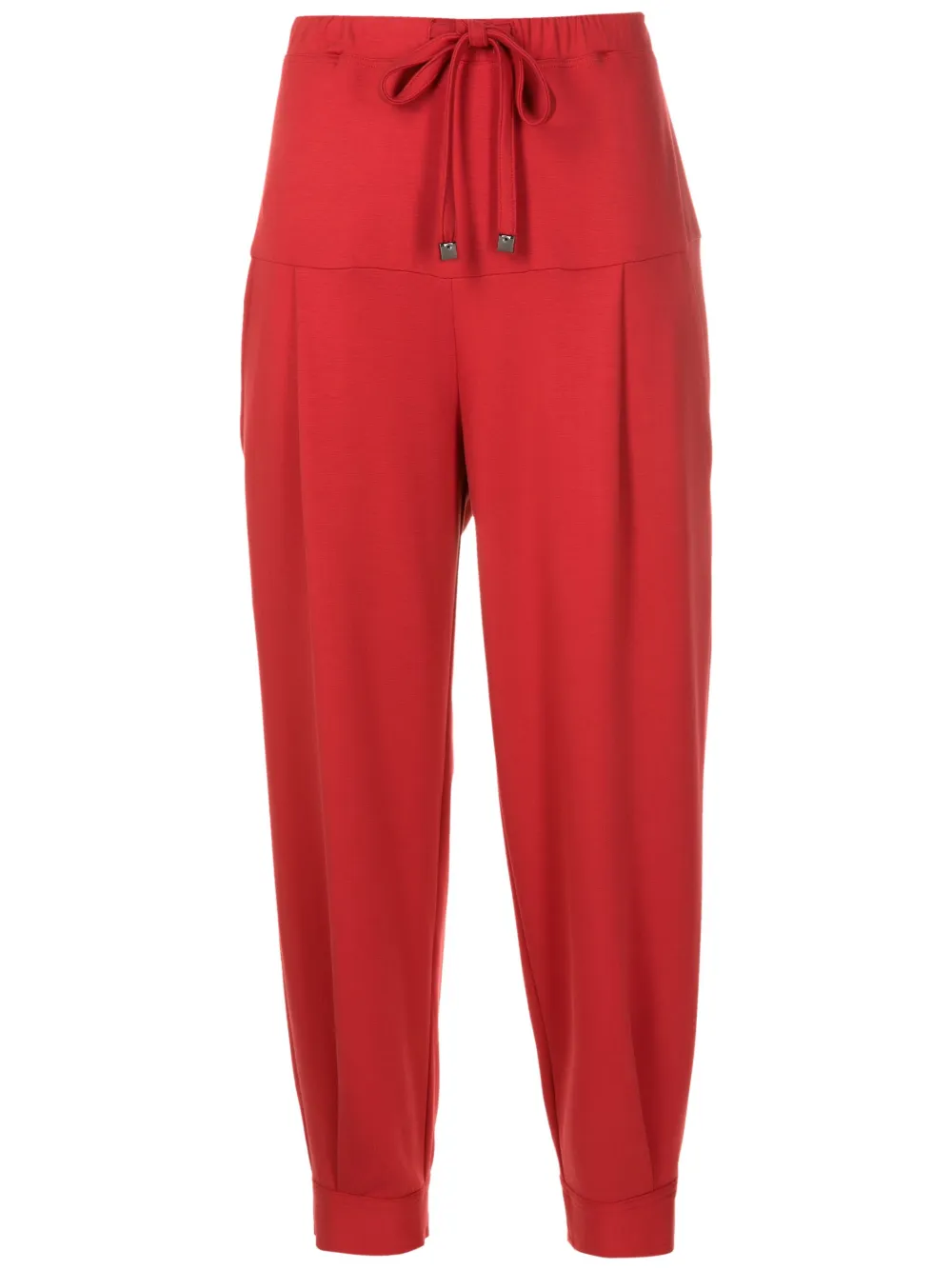 Alcaçuz Elasticated Drawstring-waist Trousers In Red