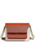 Marni Trunk E/W leather shoulder bag - Neutrals