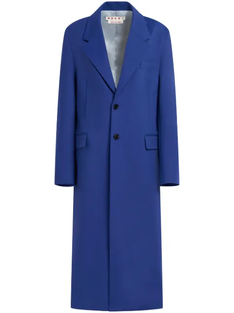Marni single-breasted long coat