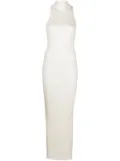 AERON Zero rib-knit maxi dress - White