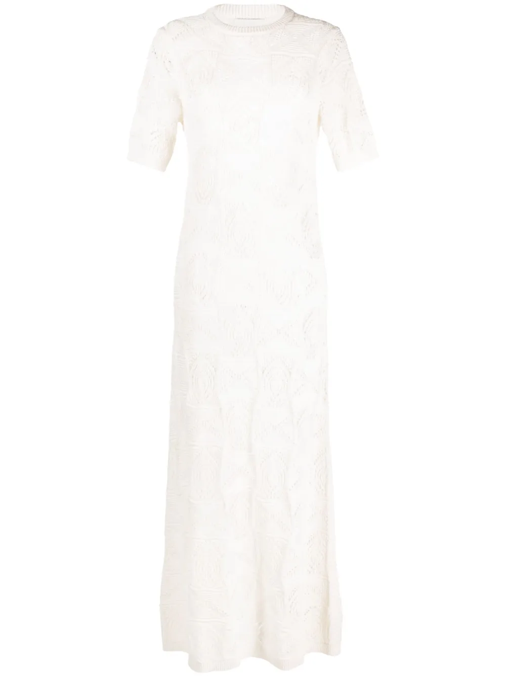 Loulou Studio Samal Crochet Long Dress In White ModeSens