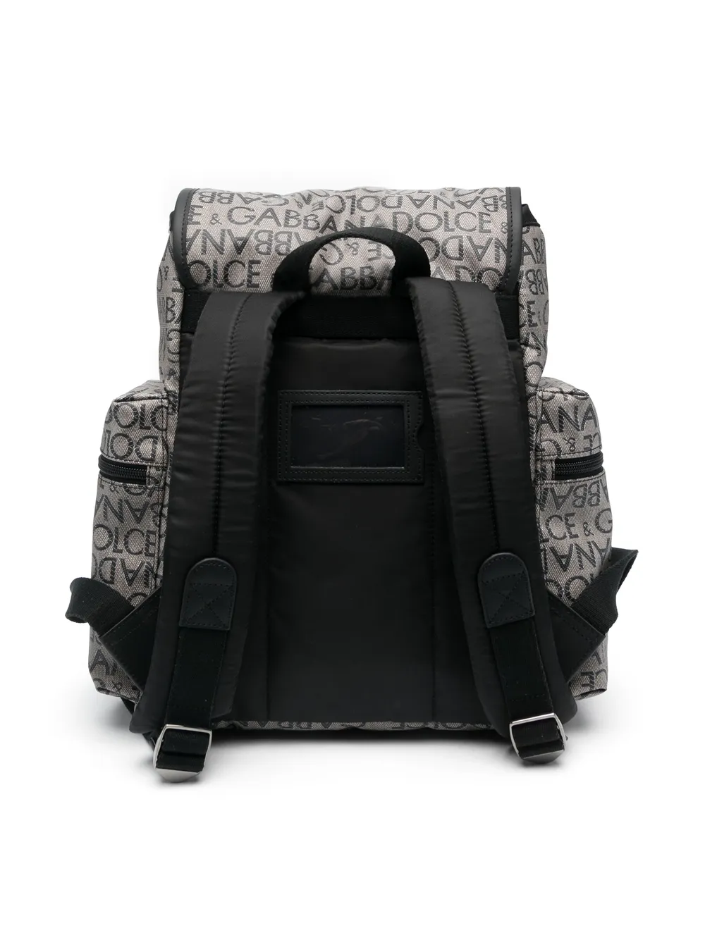 DOLCE & GABBANA DEBOSSED LOGO-PRINT BACKPACK