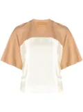 Rejina Pyo Wynne two-tone T-shirt - Brown