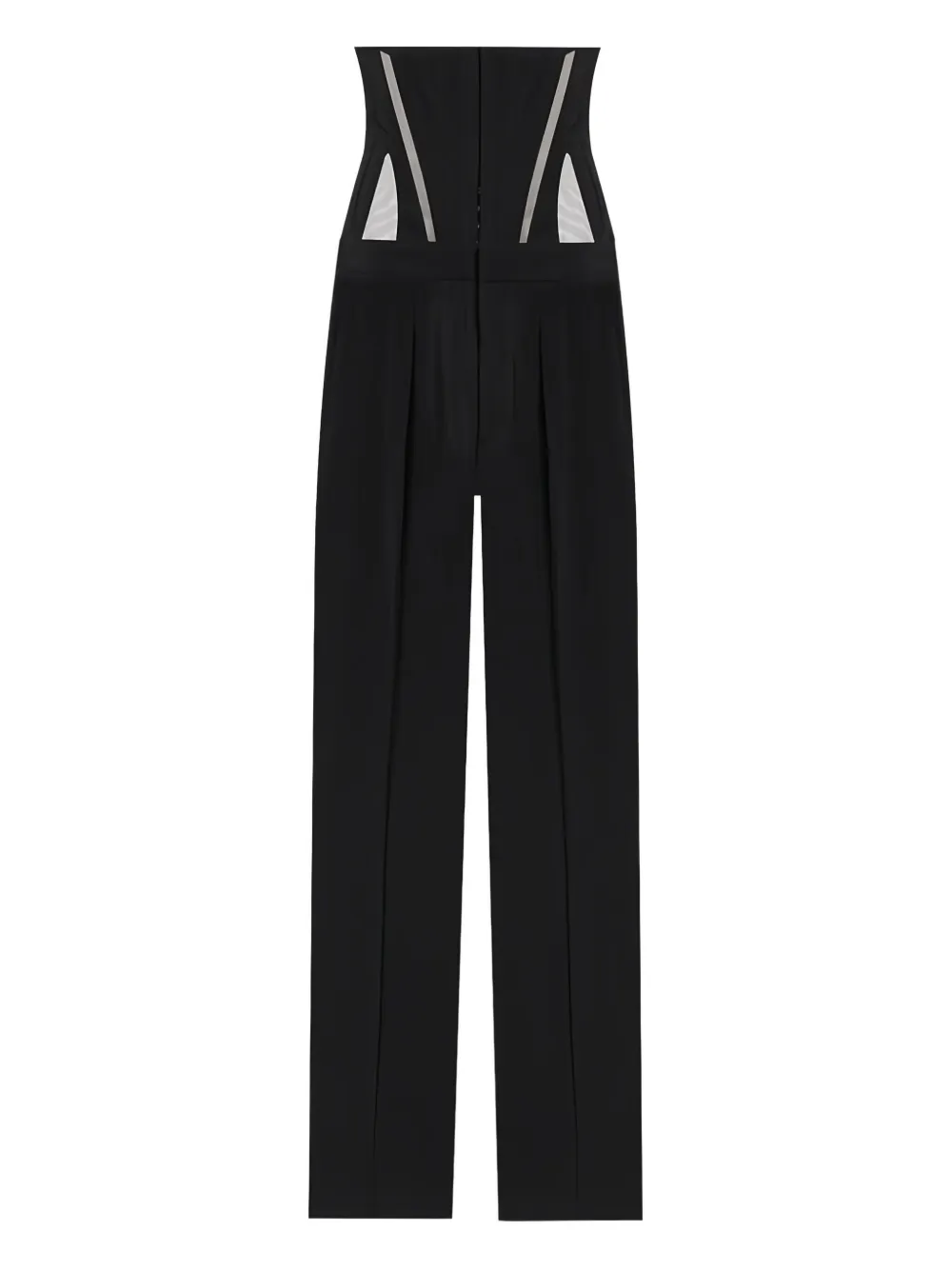 Mugler corset-waist trousers | Black | Image 1