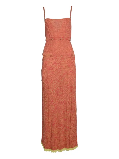 Christopher Esber button bandeau midi dress