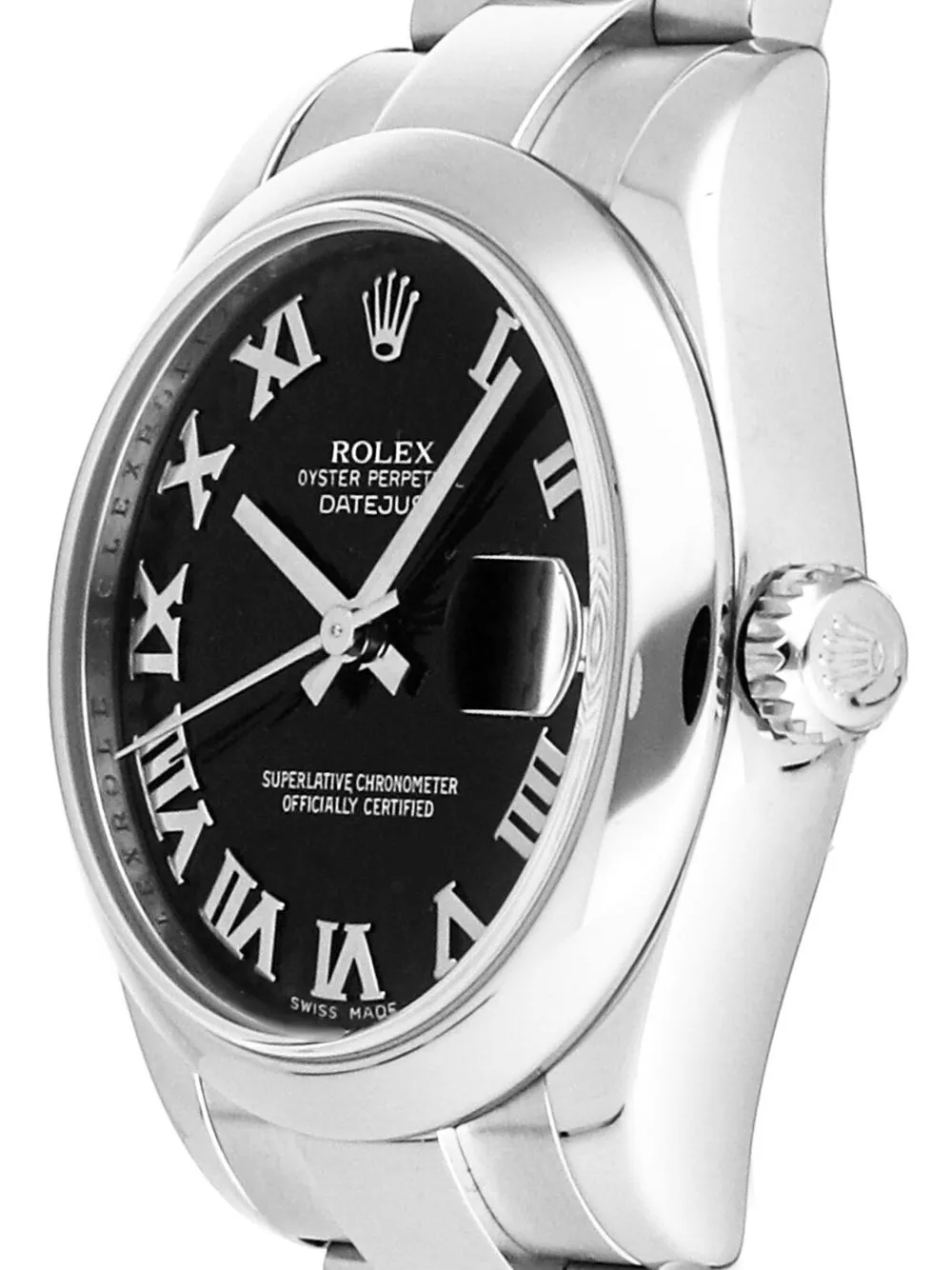 Rolex 2008 pre-owned Datejust horloge - Zwart