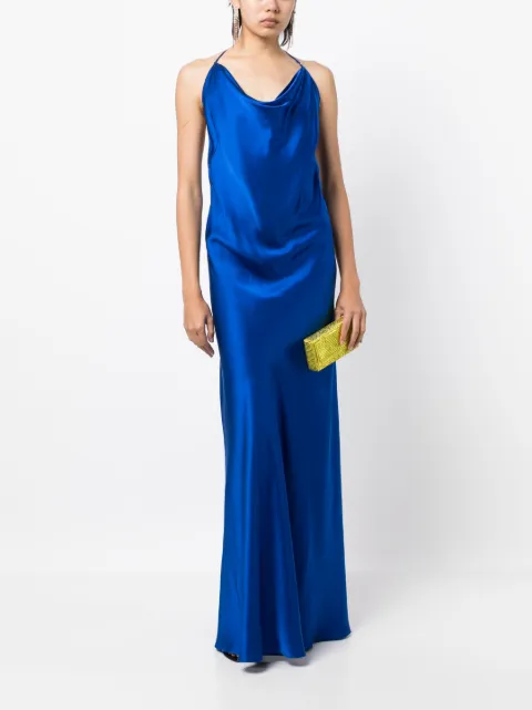 Michelle Mason bias-cut silk gown M9366 - 1