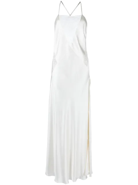 Michelle Mason robe longue à design sans manches