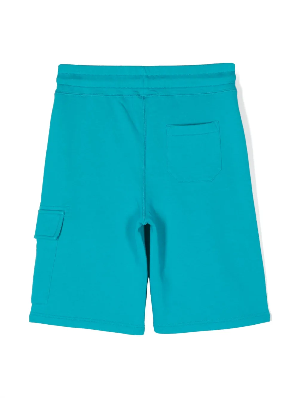 C.P. Company Kids Trainingsshorts met meerdere zakken - Blauw