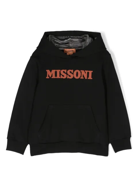 Missoni Kids - logo-print cotton hoodie
