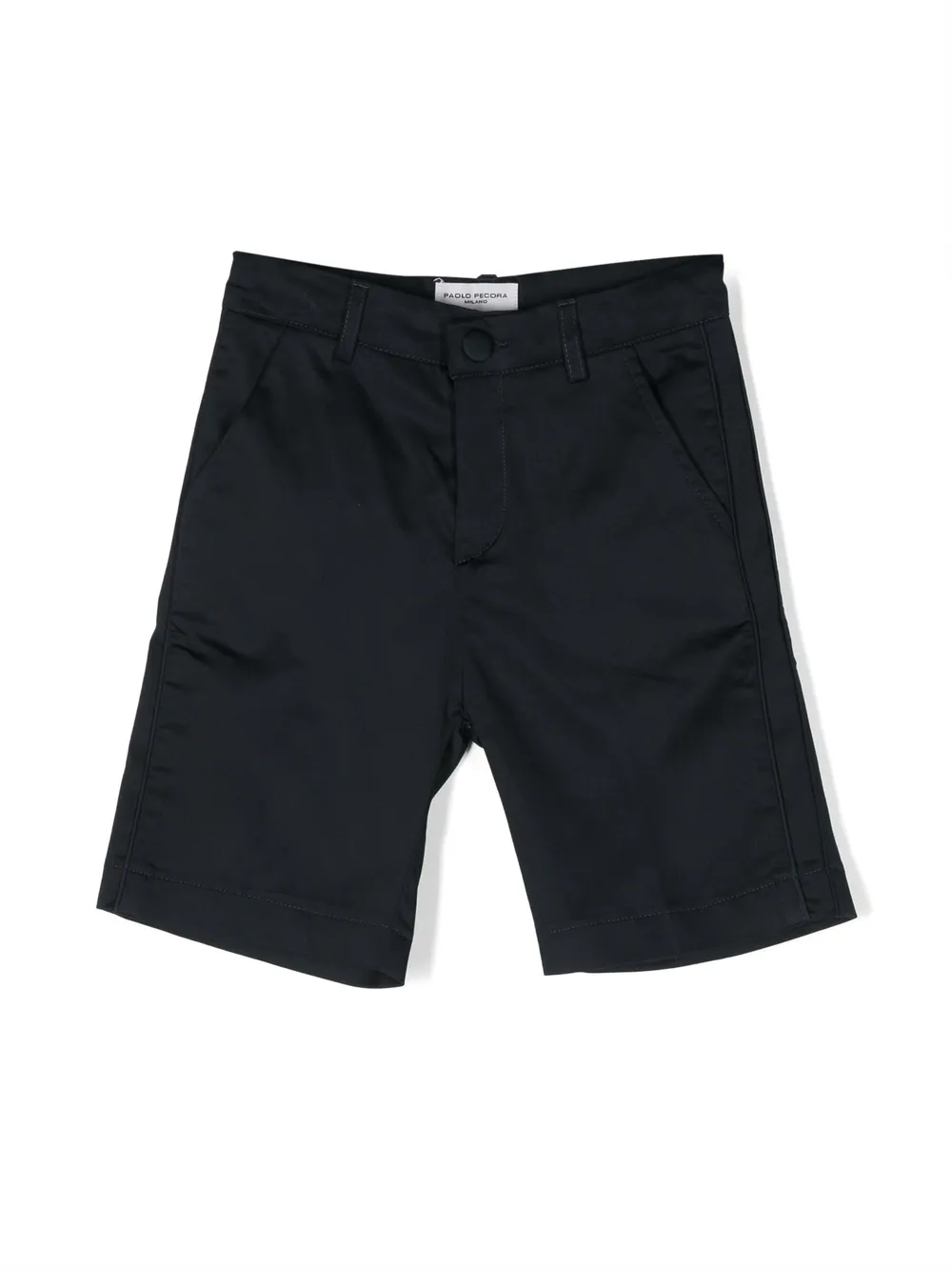 PAOLO PECORA STRAIGHT-LEG STRETCH-COTTON SHORTS