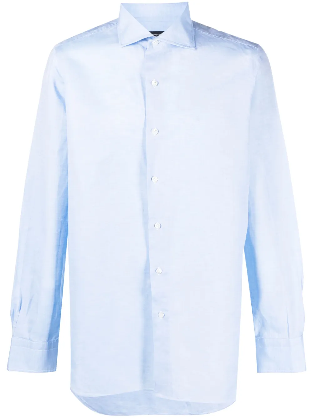 Finamore 1925 Napoli long-sleeved cotton shirt