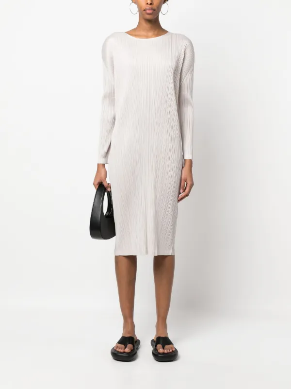 Issey miyake white store dress