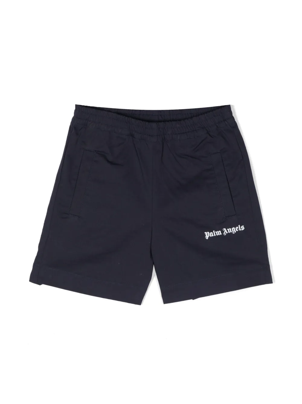 PALM ANGELS LOGO-PRINT SHORTS