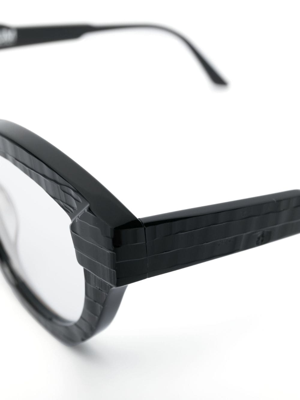 Shop Kuboraum K27 Cat-eye Frame Glasses In Schwarz
