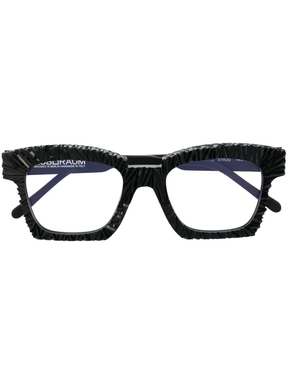 Kuboraum K5 square-frame glasses