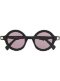 Kuboraum Q7 round-frame glasses - Black