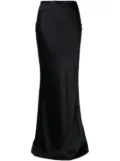 Michelle Mason bias maxi skirt - Black