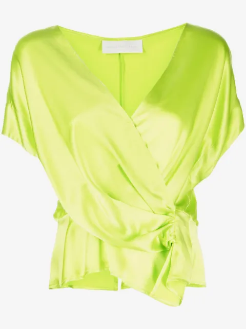 Michelle Mason top con cuello abierto 