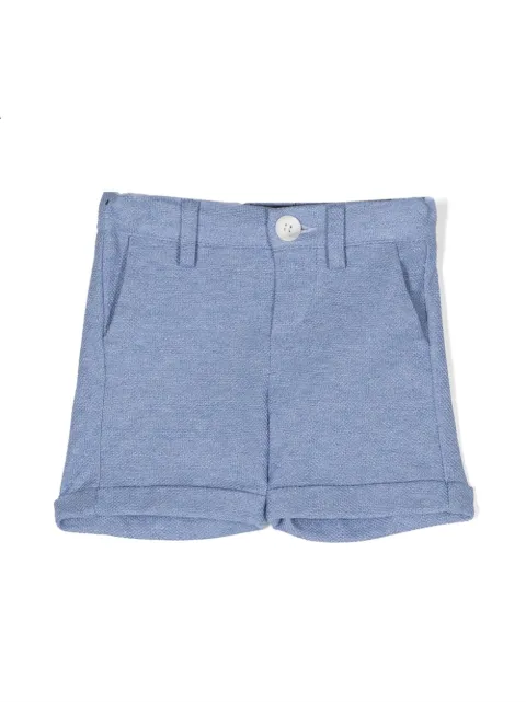 Fay Kids textured-finish cotton shorts