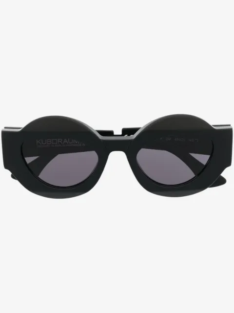 Kuboraum round-frame tinted sunglasses