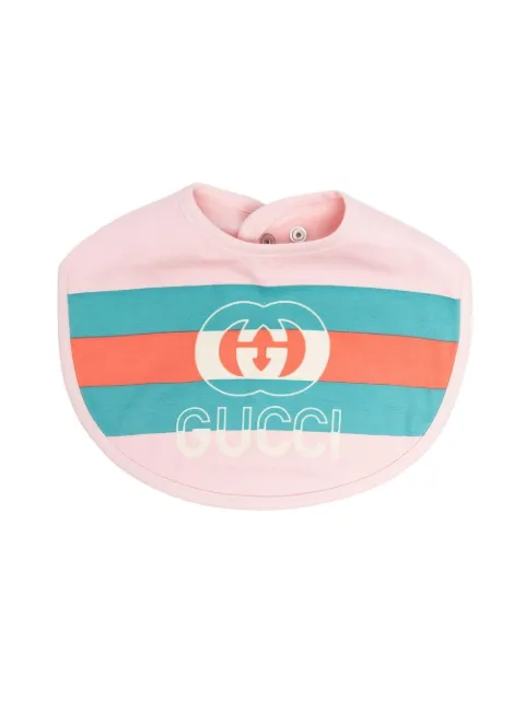 Gucci Kids Web-print cotton bib