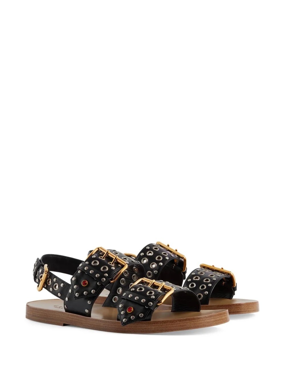 Gucci Sandalen met studs - Zwart