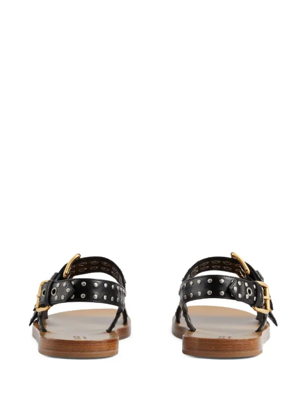 Gucci store studded sandals