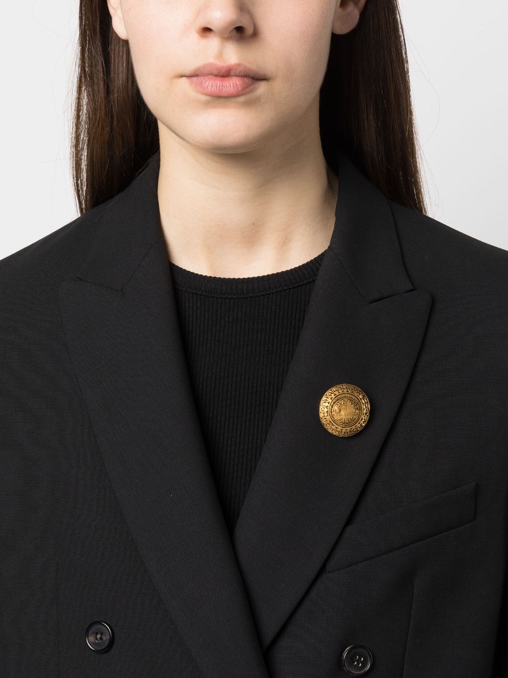 CHANEL Pre-Owned 1980s Rue Cambon broche - Goud