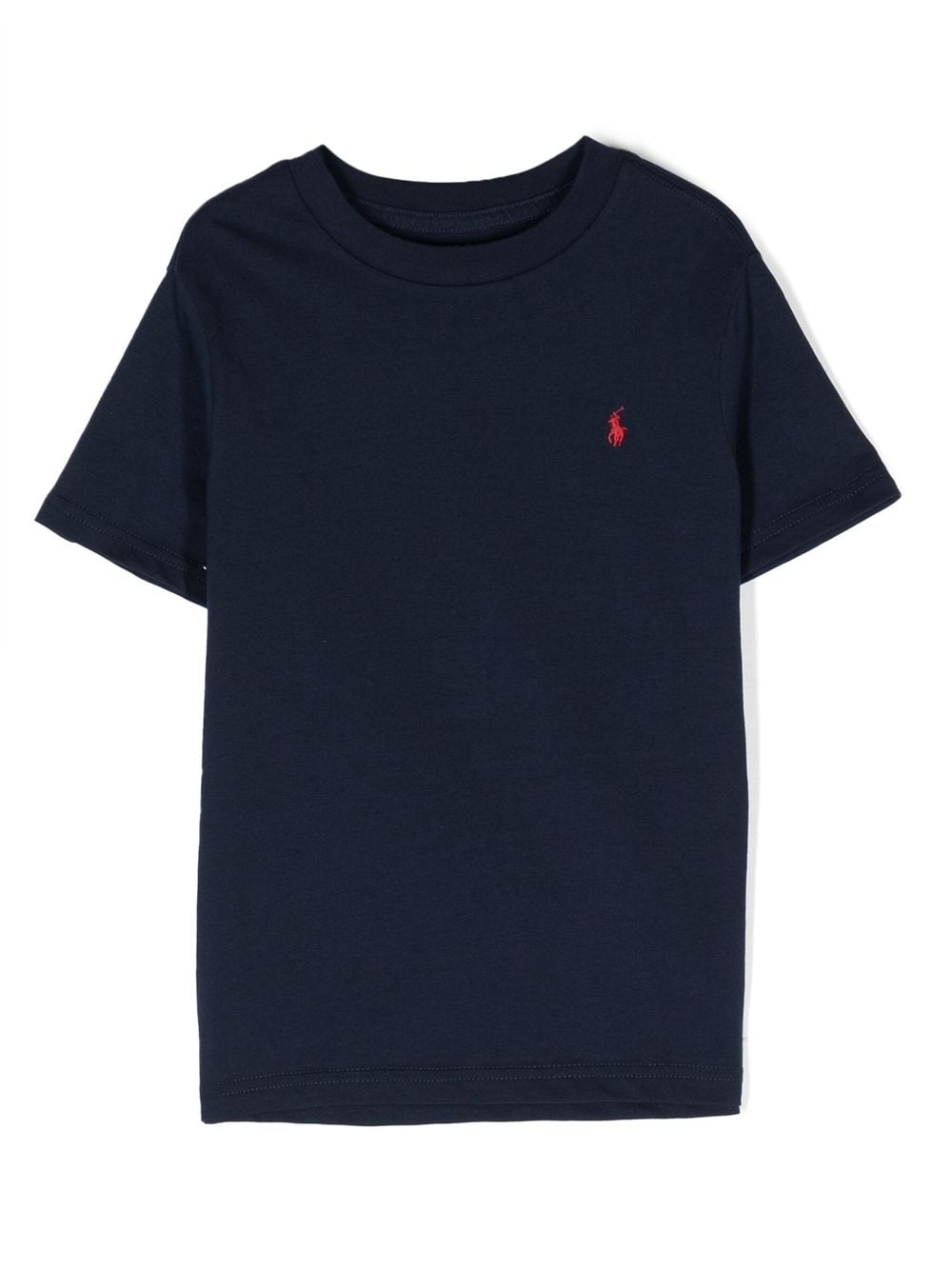 Image 1 of Ralph Lauren Kids embroidered-logo cotton T-shirt